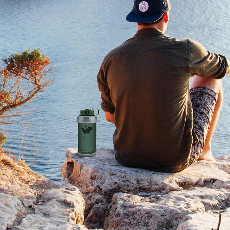 750 ml pārtikas kvalitātes TPU āra saliekama mīksta ūdens pudele sporta krūze pārnēsājama ūdens pudele pārgājieniem / izjādei / alpīnismam