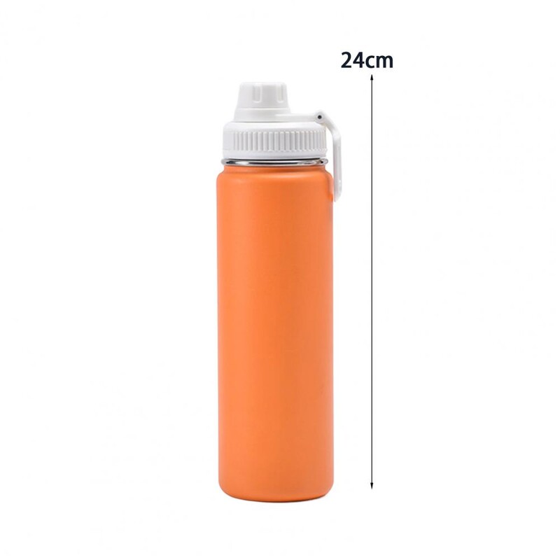 750 ml riteņbraukšanas ūdens pudele ar pretputekļu vāku, nerūsējošā tērauda izolēta kolba, necaurlaidīga ūdens kauss termiskā ūdens pudele