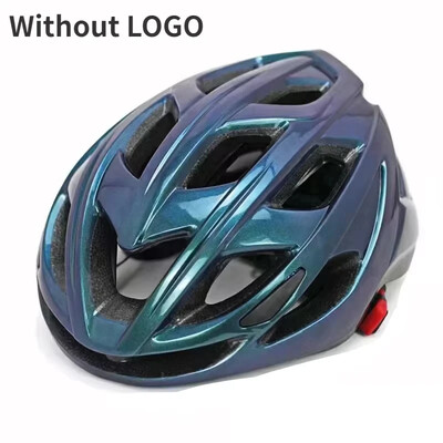 Velosipēdistu ķivere ar aizmugurējo lukturi. Sieviešu šosejas kalnu velosipēdistu ķivere āra velosipēdistu skrejriteņa viengabala īpaši viegla riteņbraukšanas ķivere