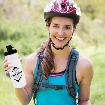 Ποδηλατικό μπουκάλι νερού Squeeze Bike Water Bottle 650ML Αδιάβροχο μπουκάλι νερού ποδηλασίας Ταιριάζει στα περισσότερα κλουβιά ποδηλάτων για ενήλικες και αθλήματα για παιδιά