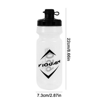 Ποδηλατικό μπουκάλι νερού Squeeze Bike Water Bottle 650ML Αδιάβροχο μπουκάλι νερού ποδηλασίας Ταιριάζει στα περισσότερα κλουβιά ποδηλάτων για ενήλικες και αθλήματα για παιδιά