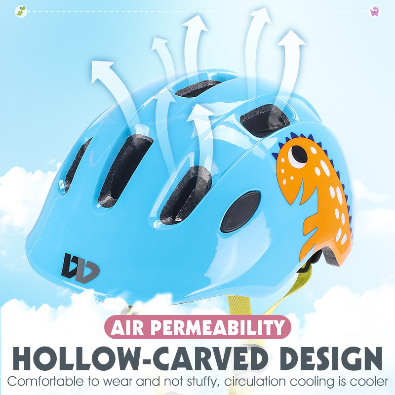 WEST BIKING Cască de ciclism pentru copii EPS Ultrauşoară Fete Băieţi Copii Şepci de siguranţă pentru sport Cască de bicicletă Cască de bicicletă Scooter Balance