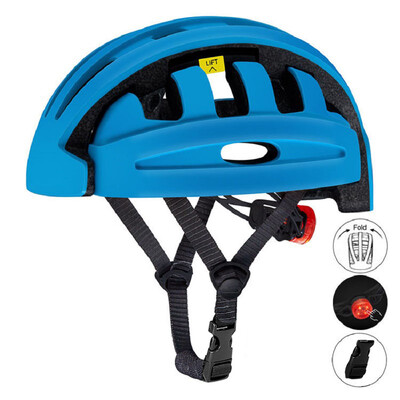 Saliekama vīriešu jāšanas ķivere Pārnēsājama riteņbraukšanas kalnu velosipēdistu ķivere Road City ķivere Saliekams viegls velosipēds ar skeletu