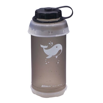 Pārnēsājama 750 ml ūdens pudele āra salokāma, mīksta tējkanna maratonam, skriešanai, pārgājieniem, kāpšanai sportam, sulas turētājs bez BPA