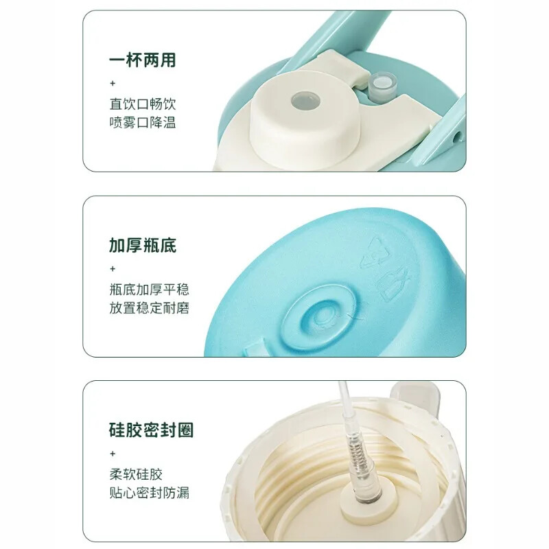 650 ml izsmidzināma ūdens pudele ar vāku lietojama cietās plastmasas glāzīte Sporta trauki kāpšanai sporta zālē, pārgājieniem, īsa dzeršana ārā