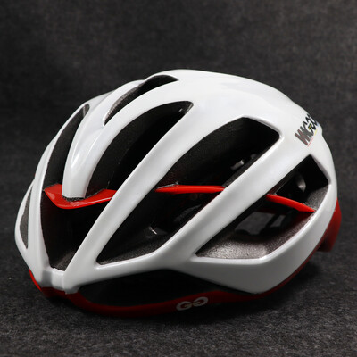 Velosipēdistu sacīkšu ķivere Aero White Augstas kvalitātes šosejas riteņbraukšanas ķivere āra riteņbraukšanas sportam Mtb drošības aizsardzības ķiveres ML izmērs 52cm