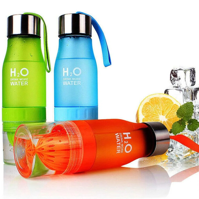 Boca vode Sportska tikvica Šalica Voćni infuzor Sok H2O Limun Nepropusno Ekološki prihvatljive biciklističke boce za putovanja Vanjska šalica Posuđe za piće