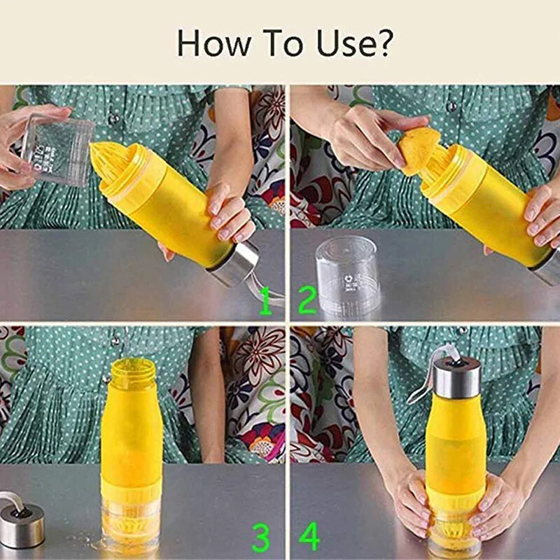 Boca vode Sportska tikvica Šalica Voćni infuzor Sok H2O Limun Nepropusno Ekološki prihvatljive biciklističke boce za putovanja Vanjska šalica Posuđe za piće