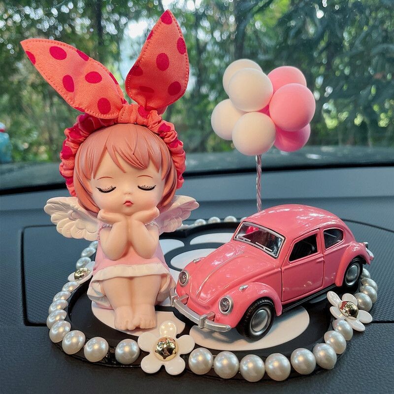 Interneto garsenybių automobilių papuošalai stiliaus naujas centrinės konsolės kūrybinis dekoravimas angelas kūdikis oro išleidimo anga mielas ornamentas pagal nutylėjimą