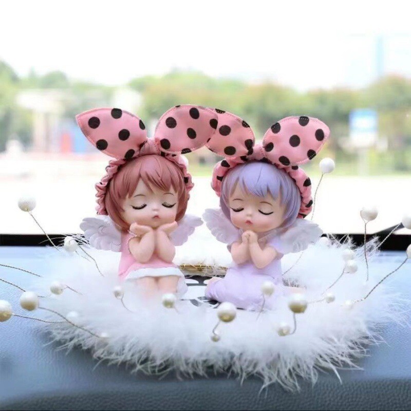 Interneto garsenybių automobilių papuošalai stiliaus naujas centrinės konsolės kūrybinis dekoravimas angelas kūdikis oro išleidimo anga mielas ornamentas pagal nutylėjimą