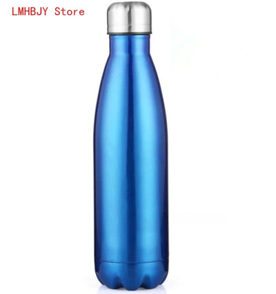 500 ml dubultsienu izolācijas nerūsējošā tērauda termoss tējkanna vakuuma pudele kafijas piena glāze āra ceļojumu sporta termosa koksa kauss