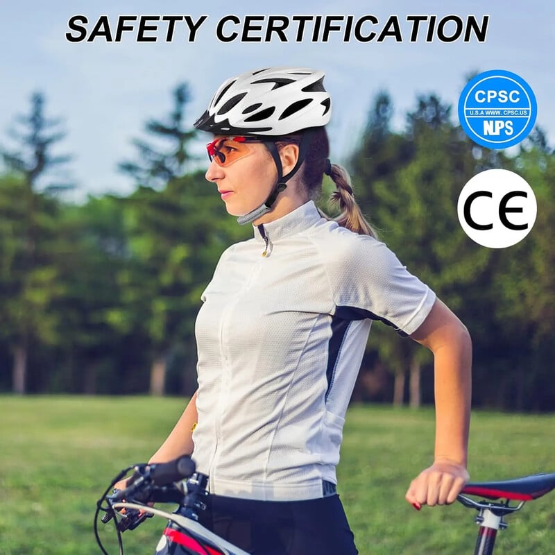 Dviratininko šalmas Patogus pamušalas Lengvas tuščiaviduris vyriškas Moteriškas reguliuojamas važiavimo saugos galvos apsaugos dviratininko MTB šalmas