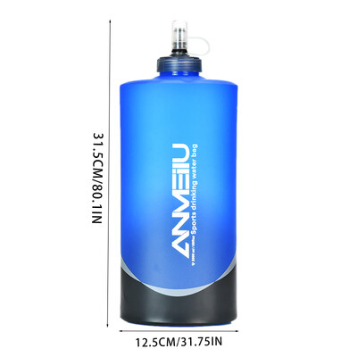 Riteņbraukšanas ūdens pudele Lielas ietilpības pārtikas kvalitātes necaurlaidīga saliekama fitnesa skriešana kempings pārgājieni sporta tējkanna velosipēda pudele