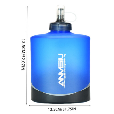 Riteņbraukšanas ūdens pudele Lielas ietilpības pārtikas kvalitātes necaurlaidīga saliekama fitnesa skriešana kempings pārgājieni sporta tējkanna velosipēda pudele