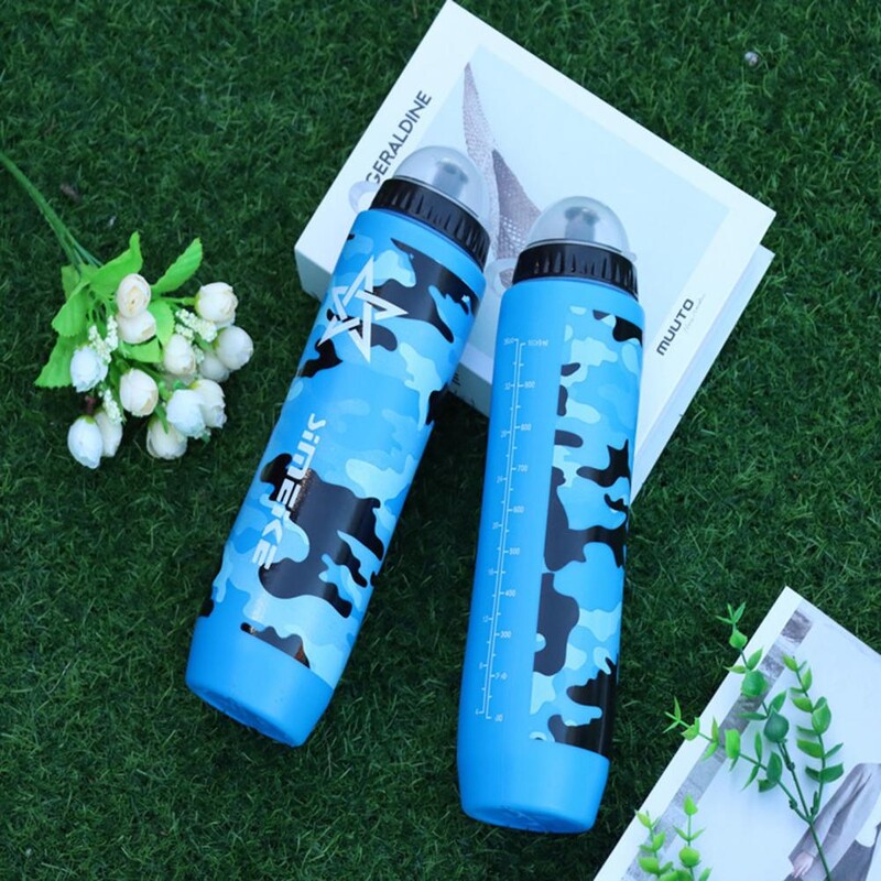 Sporta pudele, praktiska pārtikas kvalitātes viegla sporta ūdens pudele, fitnesa pārnēsājama dzērienu krūze kempinga piederumi