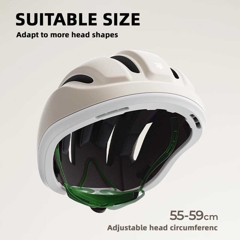 XUNTING sigurnosna biciklistička kaciga, udobna, lagana, uklonjiva, višestruko otporna na udarce, kacige za urbane biciklističke vožnje na otvorenom