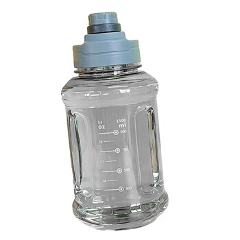 Man Bottle Water 1,5L επαναχρησιμοποιήσιμο για αθλήματα και ταξίδια Φορητό στεγανό μεγάλο μπουκάλι νερού γυμναστικής μπουκάλι νερού αθλητικό μπουκάλι νερού