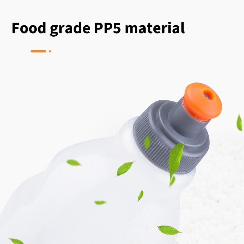 Saspiežamas ūdens pudeles sportam necaurlaidīgas mīkstas saspiežamas sporta pudeles pārtikas kvalitātes dzeramā pudele pārnēsājamas vieglas sporta preces