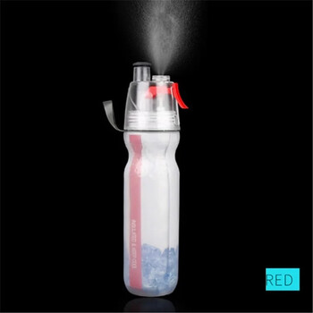 CATAZER Outdoor Sports Cycling Spray Riding Bottle PE Double Keep Cool Πλαστικό κύπελλο νερού ποδηλάτου 500ml Μπουκάλι νερού ποδηλάτου