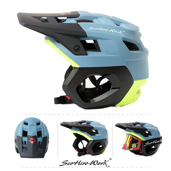 Κράνος 3/4 Half Face Ultralight Mountain Bike Κράνος MTB DH Cross Country Outdoors Sports Cycling Race Εξοπλισμός Προστασία αυτιών