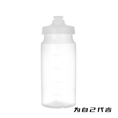 Riteņbraukšanas ūdens pudele Caurspīdīga pārnēsājama fitnesa āra ūdens pudele