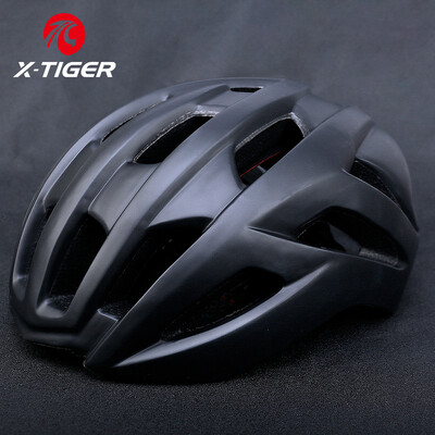 X-Tiger velosipēdistu ķivere āra sporta īpaši vieglā LED apgaismojuma riteņbraukšanas drošības ķivere starpgrāli veidota kalnu šosejas velosipēda MTB ķivere