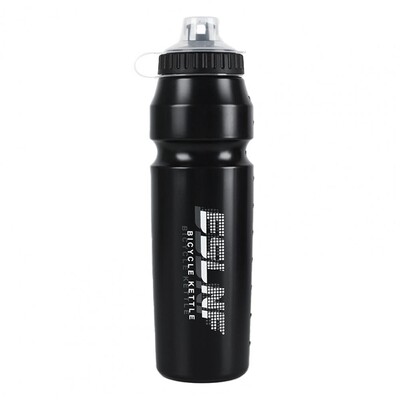 Fitnesa ūdens pudele Necaurlaidīga sporta pudele, 1000 ml riteņbraukšanas ūdens pudele, putekļu necaurlaidīga vāka ietilpība, viegla āra lietošanai uz ceļa