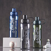 Āra riteņbraukšana Sporta ūdens pudele Modes Caurspīdīga Necaurlaidīga ūdens tējkanna PC telpa Ūdens kauss Pārnēsājama sporta zāle Ceļojumi Fitness