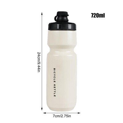 Vandens butelis dviračiams 720 ml Suspaudžiamas vandens butelis Dviračių vandens butelis Didelės talpos vandens butelis dviračiams Dviračių vandens butelis