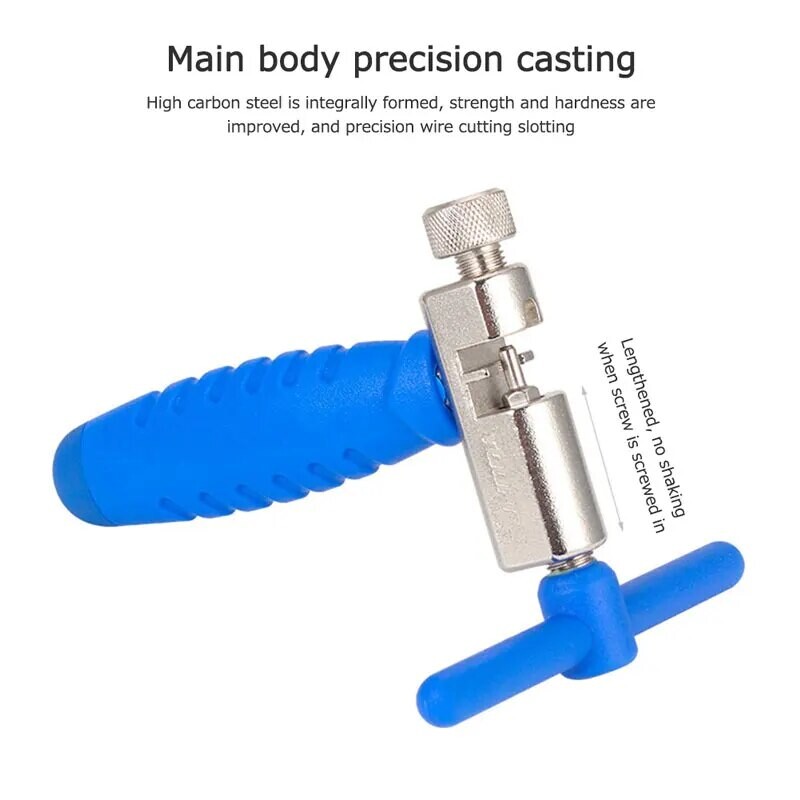 Velosipēdu ķēžu griezēja noņemšanas rīks ar augstu oglekļa dioksīda tēraudu riteņbraukšanas saites lauzējs kalnu ceļu velosipēdu remonta rīki