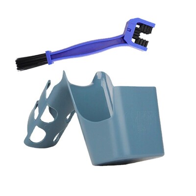 Velosipēdu motociklu ķēžu eļļas uzglabāšanas rīks Velosipēdu eļļas šļakatām drošs ķēžu tīrīšanas rīks Daudzfunkcionāls velosipēdu tīrīšanas rīku komplekts