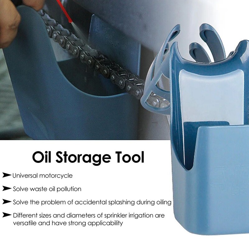 Velosipēdu motociklu ķēžu eļļas uzglabāšanas rīks Velosipēdu eļļas šļakatām drošs ķēžu tīrīšanas rīks Daudzfunkcionāls velosipēdu tīrīšanas rīku komplekts