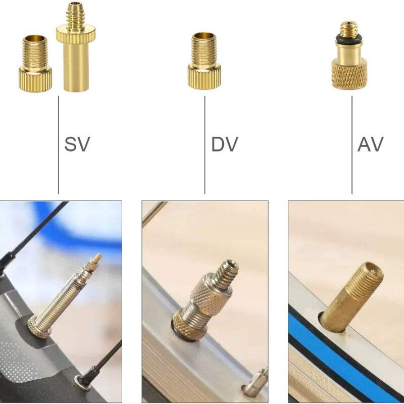 21/30 gab Velosipēdu riepas Piepūšamās caurules adatu gaisa šļūtenes adapteru komplekti Velosipēdu remonta instrumenti Savienotājs Sūknis Basketbola vārsts