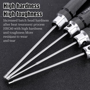 LEBYCLE Bike Precision Hexagonal Screwdriver Speed Steel Hex Driver Wrench Screwdriver 1,5mm 2mm 2,5mm 3,0mm Bike Repair Εργαλείο