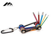 MANA alati za bicikle - 9 u 1 lagani i prijenosni za bicikle - prikladni za biciklizam, kampiranje, ribolov, svakodnevnu upotrebu