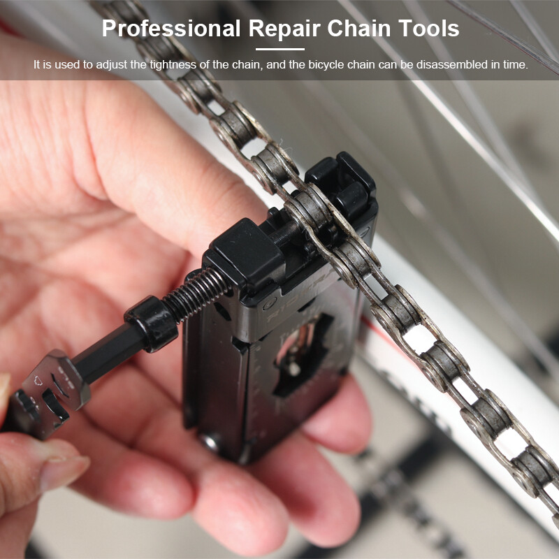 23 vienā velosipēda remonta rīku komplekts Daudzfunkcionāls salokāms CR-V tērauda sešstūra spieķu uzgriežņu atslēga velosipēda remonta rīks Skrūvgriezis MTB ķēdes griezējs