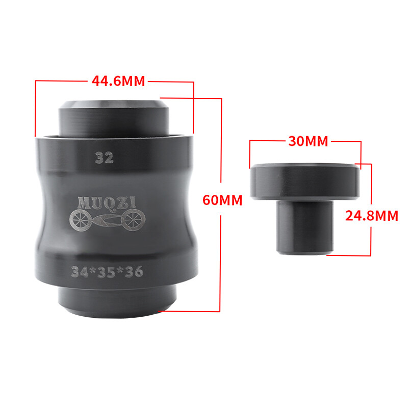 MUQZI Alat za ugradnju brtve za prašinu vilice za bicikl za 32 mm 34 mm 35 mm 36 mm Alat za odvrtanje uljne brtve ovjesne vilice promjera cijevi