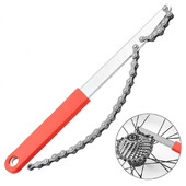 Dviračio smagračio nuėmimo įrankių rinkinys su kasetiniu veržliarakčiu 12 dantų MTB kasetės žvaigždutės nuėmimo veržliarakčiu Nešiojami dviračių remonto įrankiai