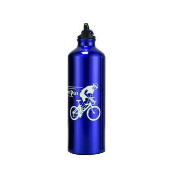 750mL Μπουκάλι νερού Ποδήλατο Mountain Bike Water Bottle Cup Sports Cycling Botella Φλασκοθήκη με κράμα αλουμινίου Carabiner