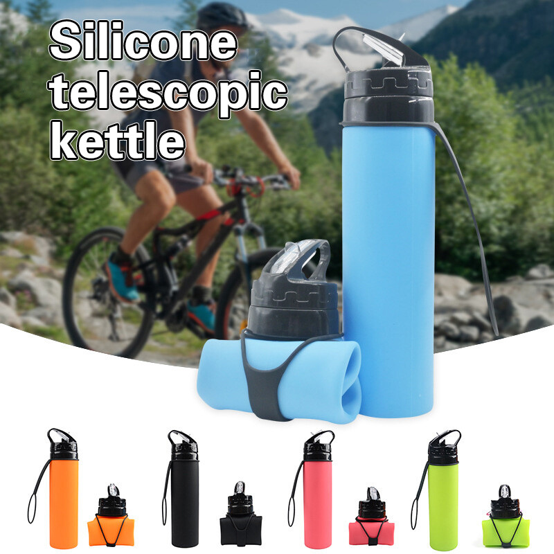 Vanjska sklopiva šalica Sportska silikonska boca za vodu Biciklistička boca za vodu