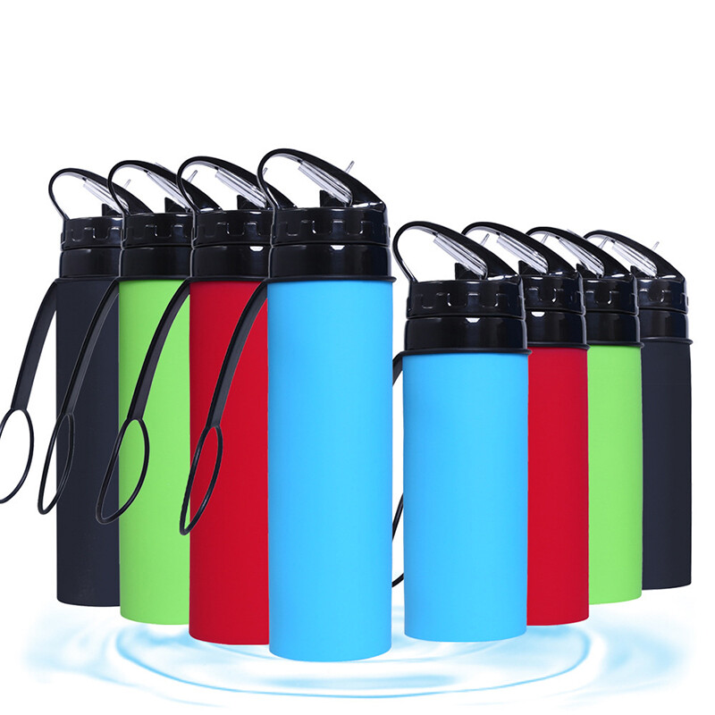 Vanjska sklopiva šalica Sportska silikonska boca za vodu Biciklistička boca za vodu