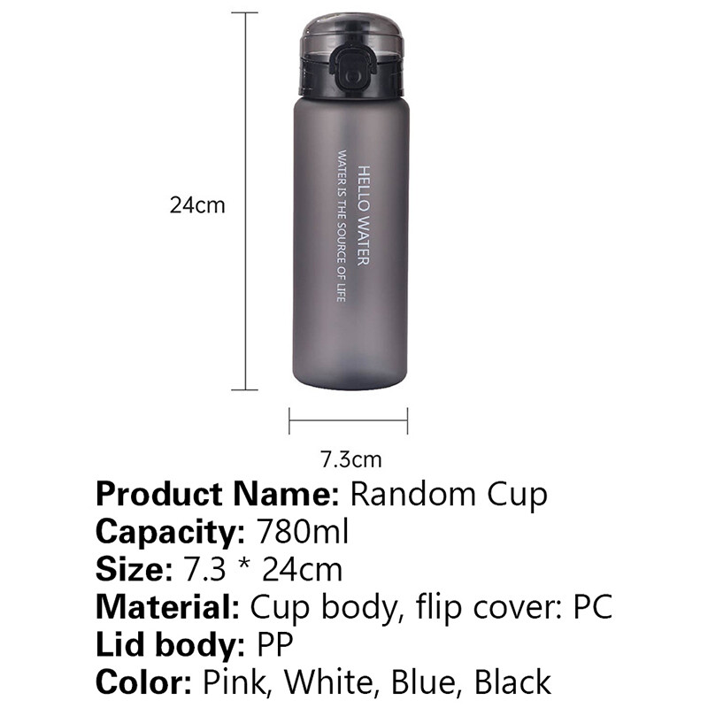 Sportska šalica Plastična šalica velikog kapaciteta s užetom za nošenje Šalica za piće na otvorenom