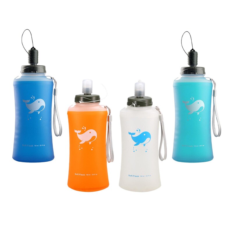 Sulankstomas vandens butelio vandens maišelis gėrimui Lengvas sulankstomas, nepralaidus