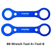 Velosipēda DUB BB apakšējo kronšteinu uzgriežņu atslēga 44/46mm 16 24 iecirtums velosipēda apakšējā kronšteina uzstādīšanas labošanas rīks Shimano BBR60 MT800 MT9100