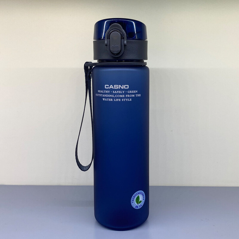 Riteņbraukšanas ūdens pudele 560 ml viegla, necaurlaidīga dzidra ūdens pudele riteņbraukšanas ceļojumiem pārgājieniem