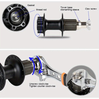 Εργαλείο αφαίρεσης 1 τεμαχίου ποδηλάτου Hub Ball Freehub Γενικό χιτώνιο εγκατάστασης 4 mm για εργαλεία ποδηλασίας ποδηλάτου δρόμου βουνού