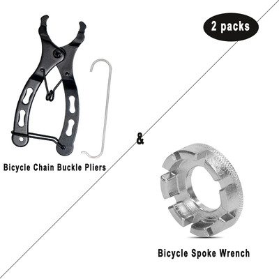 Yanbiguo Mini Bike Link Knaibles Velosipēdu ķēdes sprādzes knaibles, Riteņbraukšanas uzstādīšanas rīks, Kalnu ceļa ātrās noņemšanas uzgriežņu atslēga