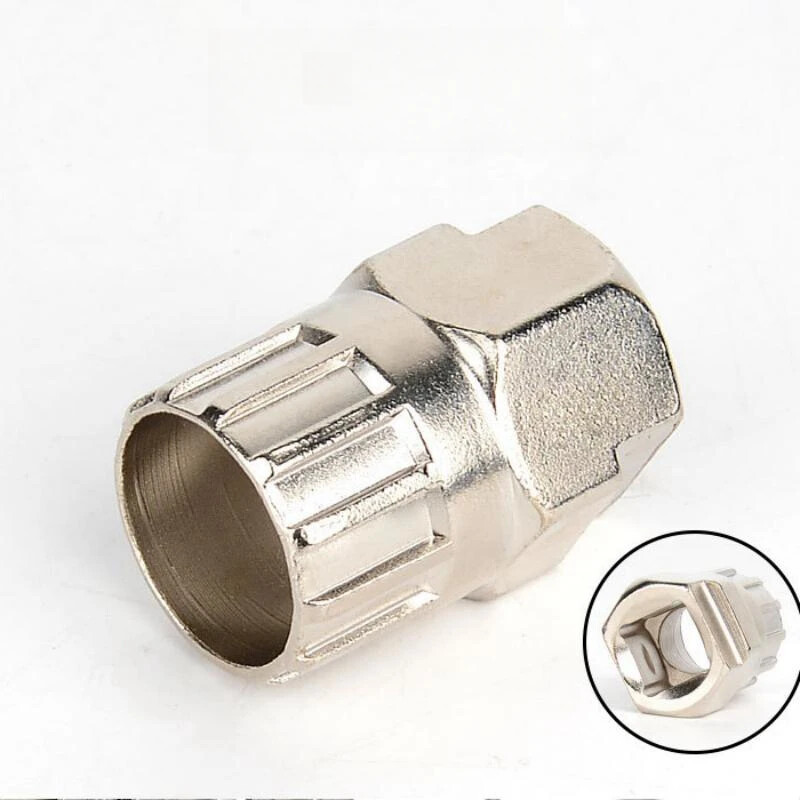 ZHIQIU 1PC Alat za skidanje lančanika s slobodnim hodom bicikla Alat za uklanjanje stražnjeg rotacijskog i kazetnog zupčanika Biciklistički alati za popravak Utičnica zamašnjaka