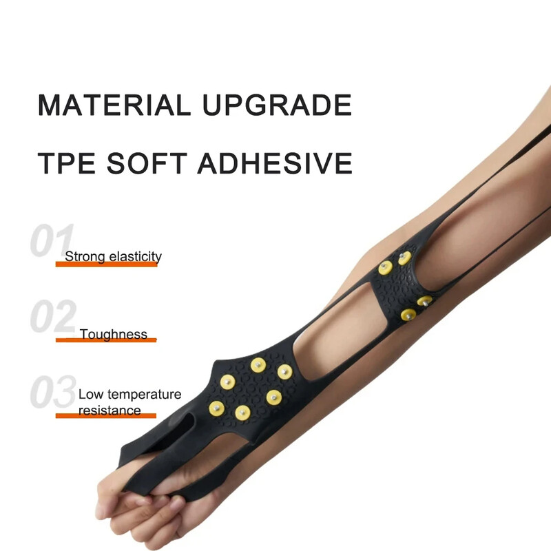 Външни котки за катерене с 10 зъба Противоплъзгащи се щипки за планинарство Унисекс Калъфки за обувки Snow Claw Аксесоари за пешеходен туризъм Шипове