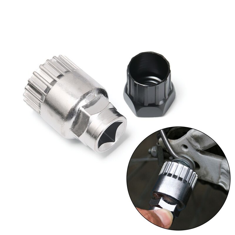 1PC Velosipēdu remonta rīks Velosipēdu ķēdes noņemšanas rīks Kloķa izvilcējs Velosipēdu ķēžu noņemšanas āra kalnu velosipēda daudzfunkcionālie instrumenti